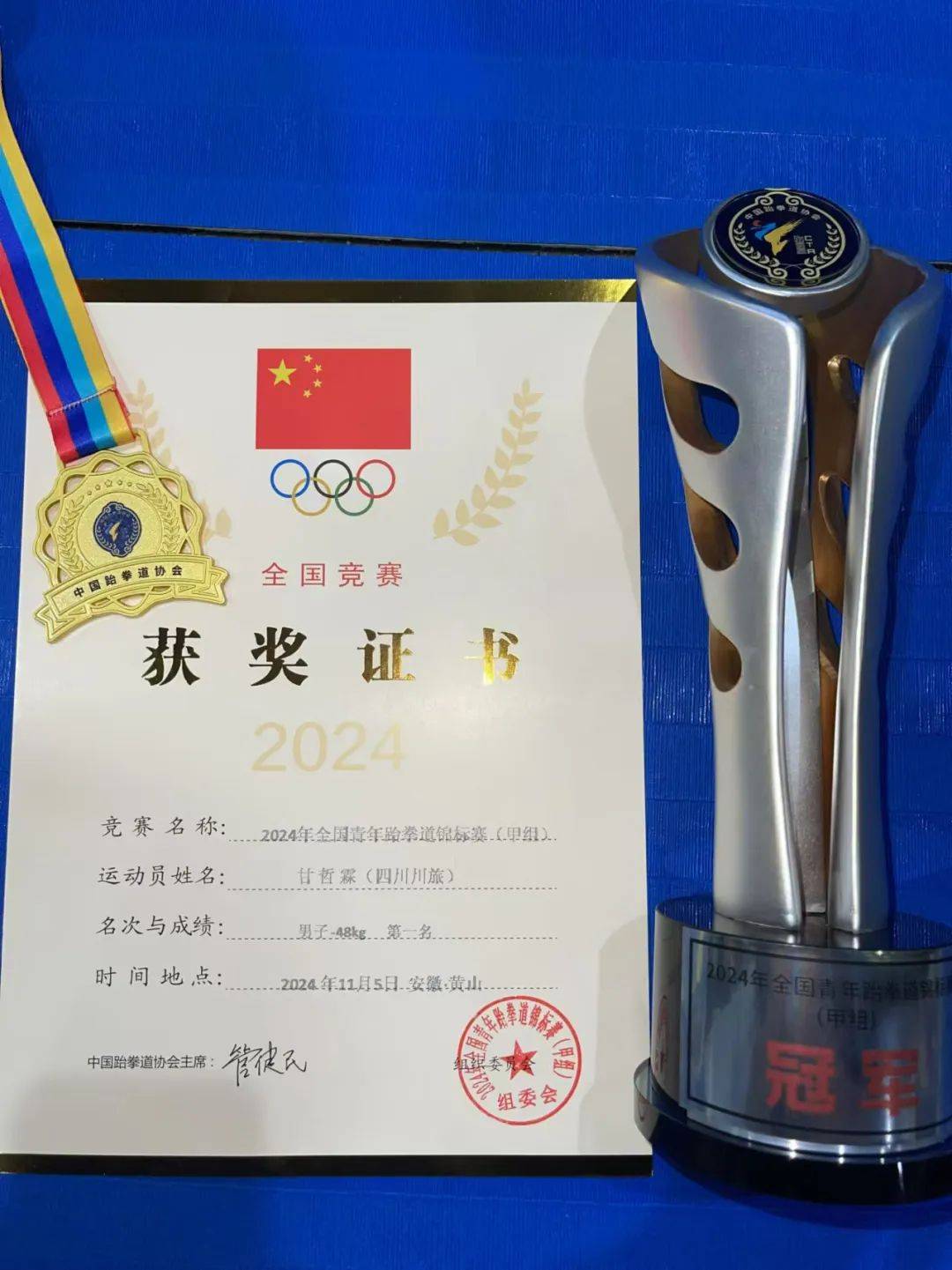 开云体育平台APP-跆拳道男子决赛中国选手获得银牌